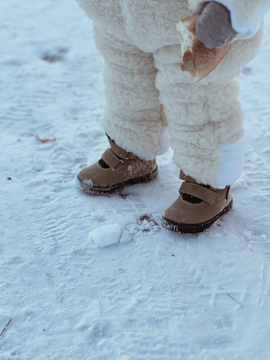 Baby/Kid Virgin Wool Overall - White
