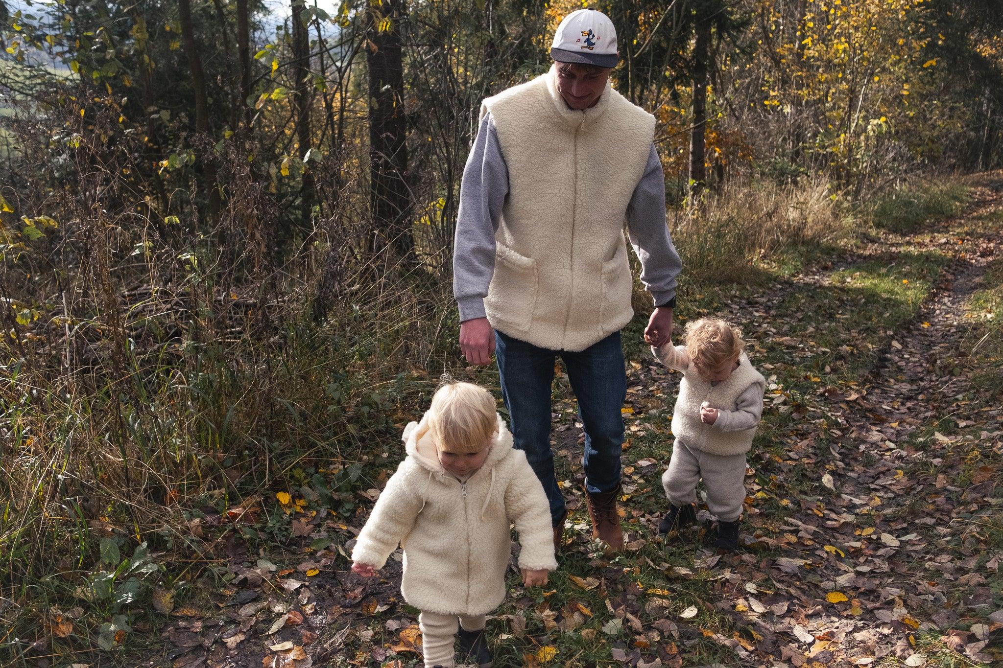 Woolen Unisex Vest - White