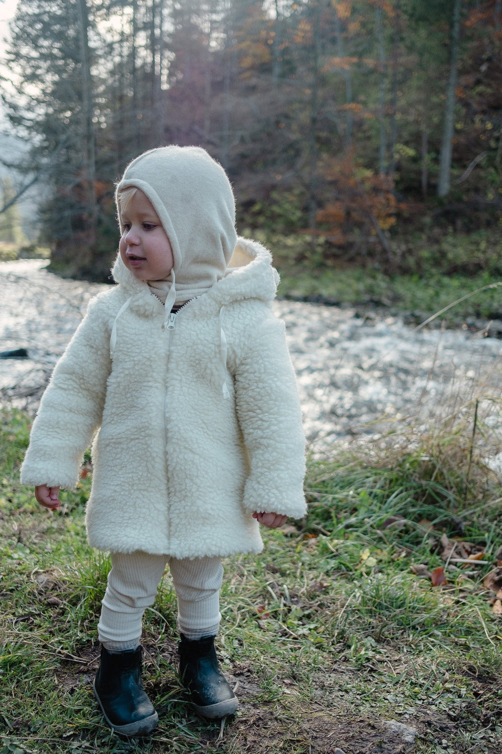 Woolen Balaclava - White