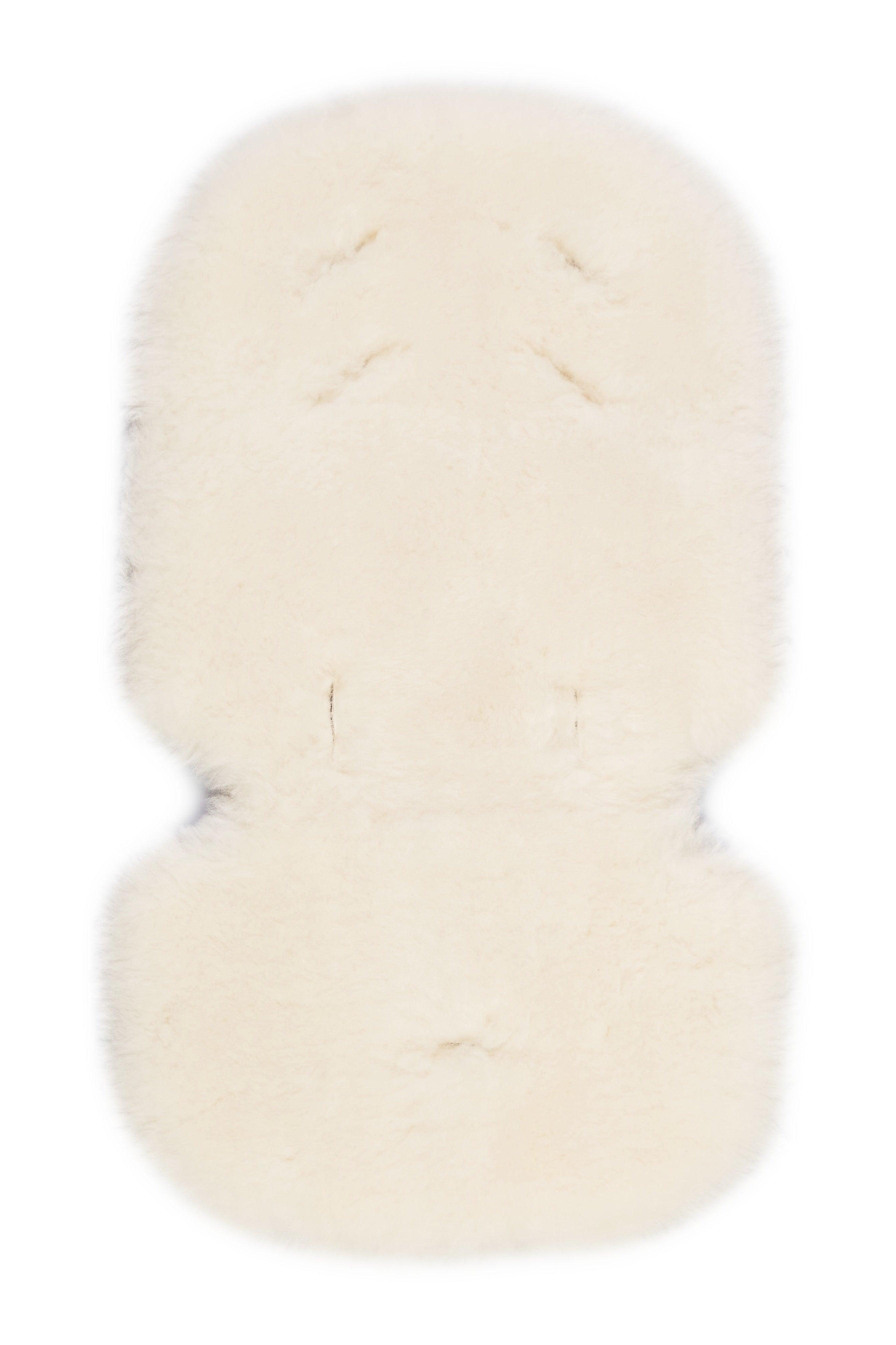 Ivory Natural Sheepskin Stroller Liner