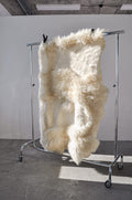 Natural Sheepskin Ivory Carpet - Irregular