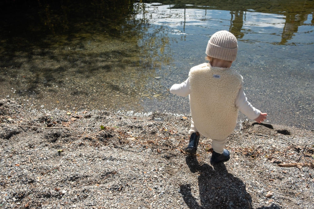 Linen Pants with Suspenders - Beige