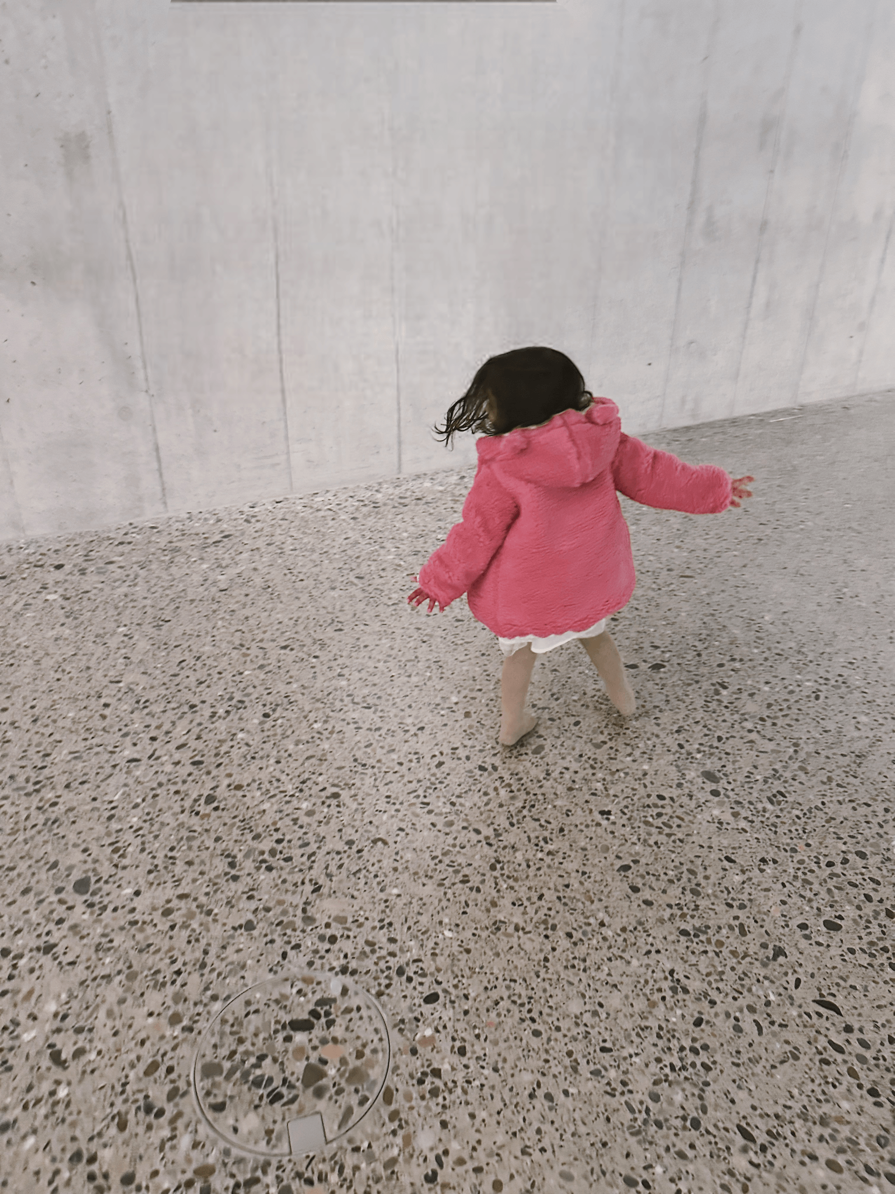 Baby/Kid Virgin Wool Jacket - Pink