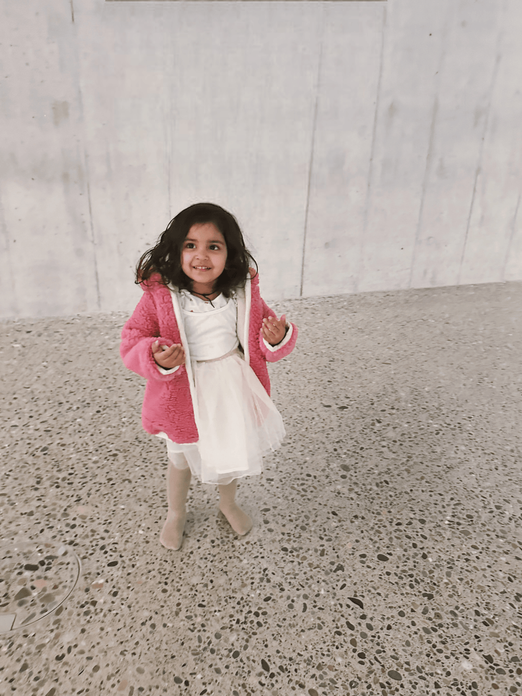 Baby/Kid Virgin Wool Jacket - Pink