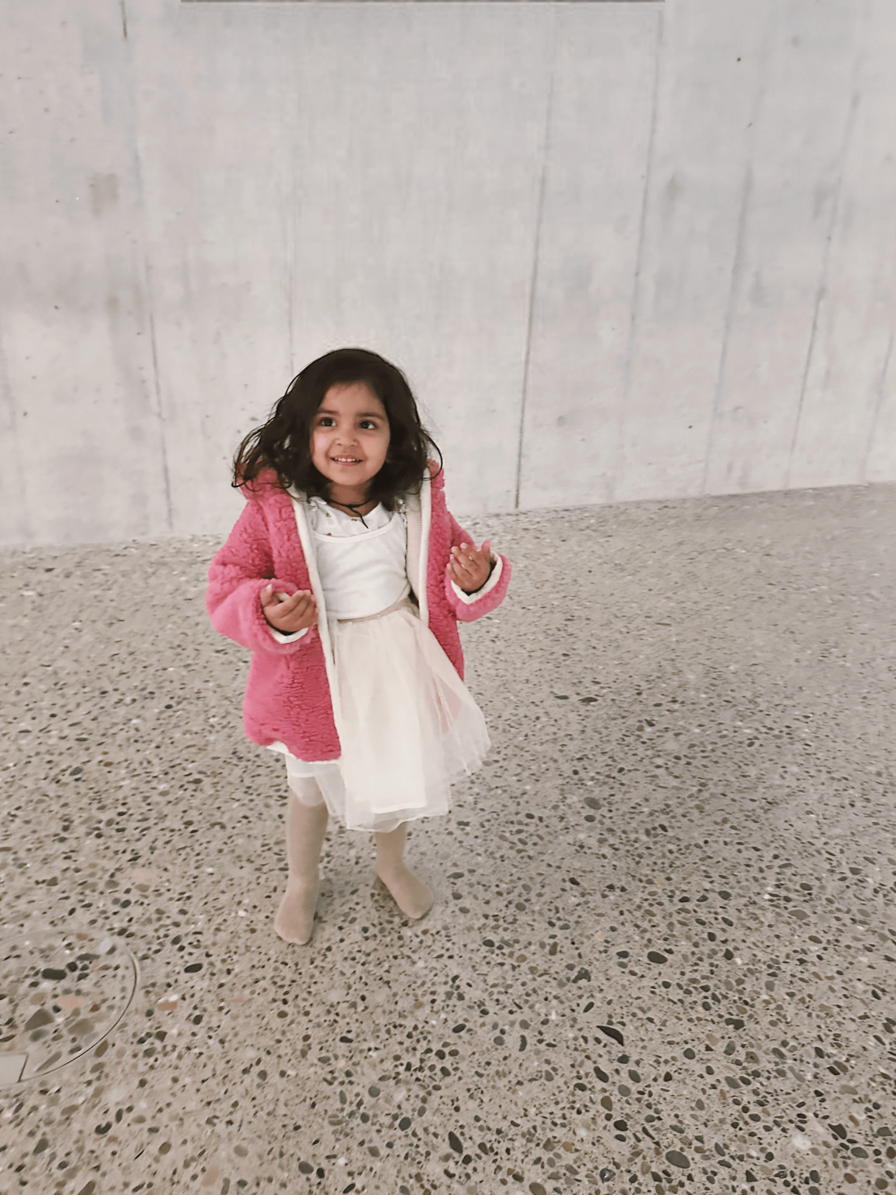 Baby/Kid Virgin Wool Jacket - Pink